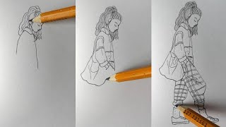 How to Draw a Beautiful Girl (Full Body) in Sportwear | Sporty Fits | OutFits