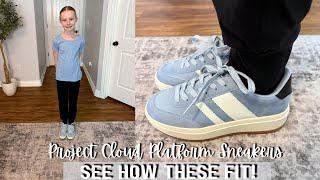 FULL REVIEW : Project Cloud Girls Platform Sneakers 