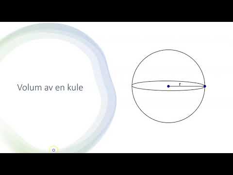 Video: Hva er omkretsen av en kule?