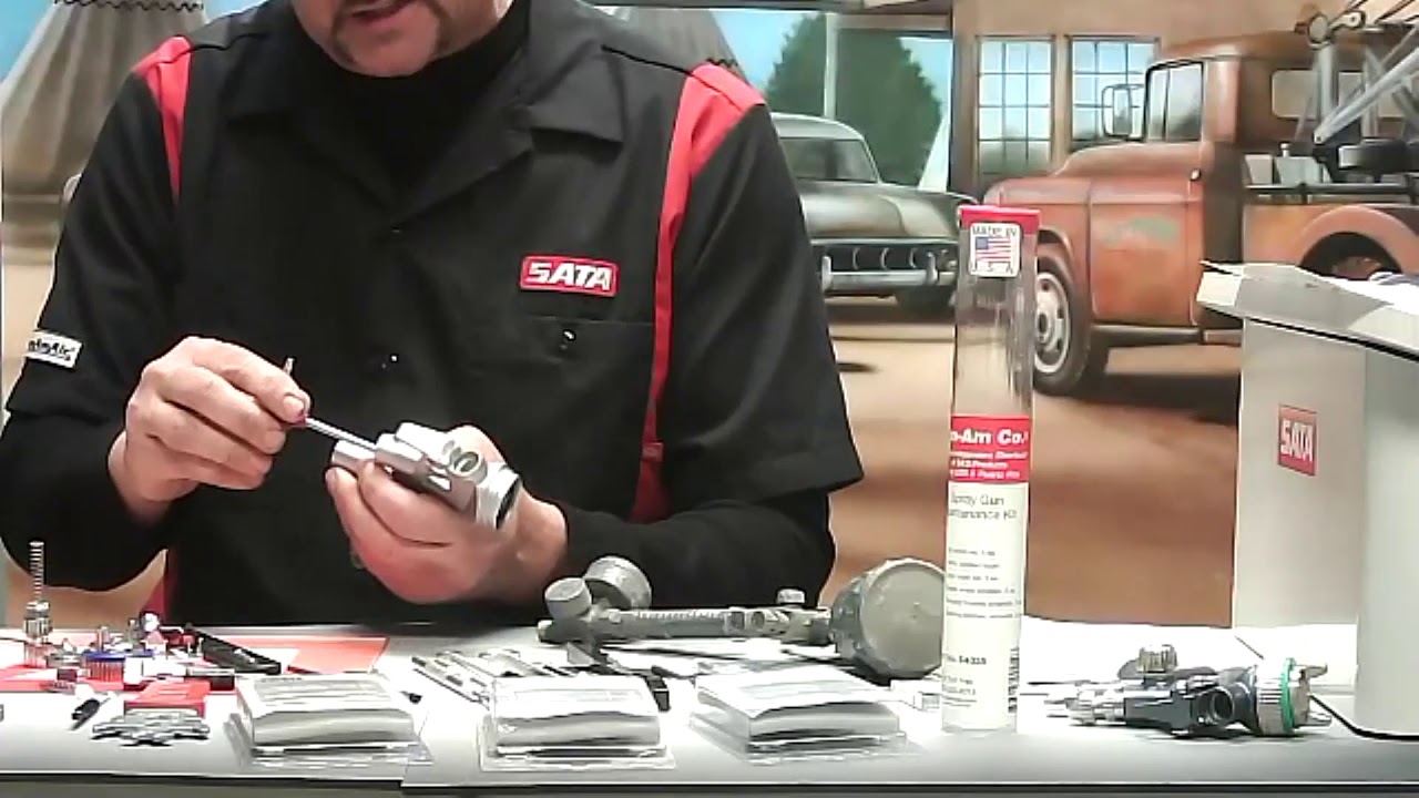 Cleaning And Maintaining Your Automotive Spray Guns With SATA YouTube