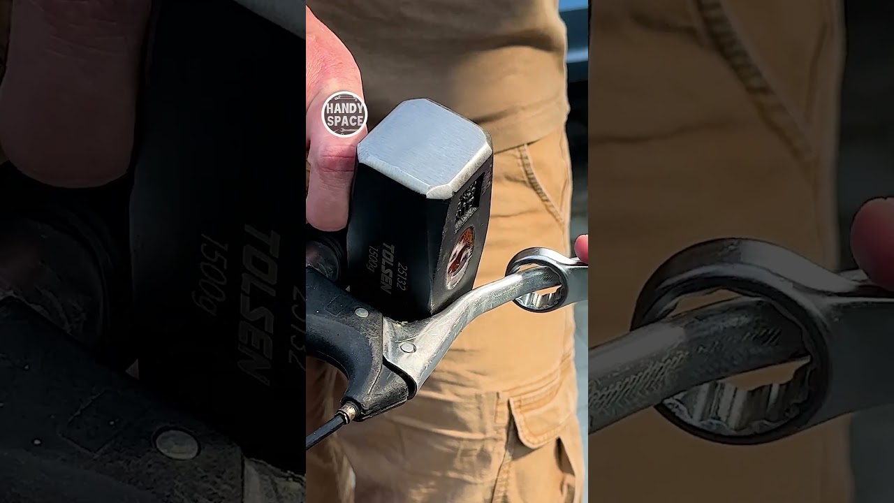 Hammer and Wrench Power! A Trick with a Bike Brake Handle! 