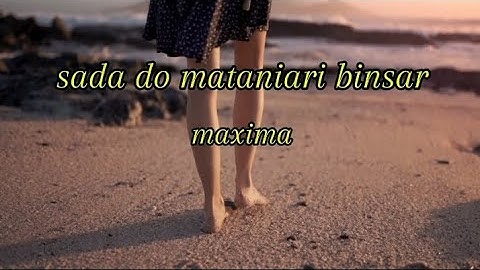 sada do mataniari binsar - maxima(lirik) lagu batak populer#lagubataklirik like komen and subscribe🎸