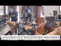 Amazing old woodwork machinery