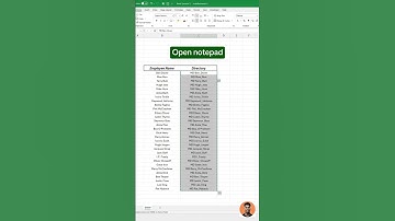 99.89% of People Don’t Know This Excel Hack! Create an Employee Directory in Minutes! #shorts #excel