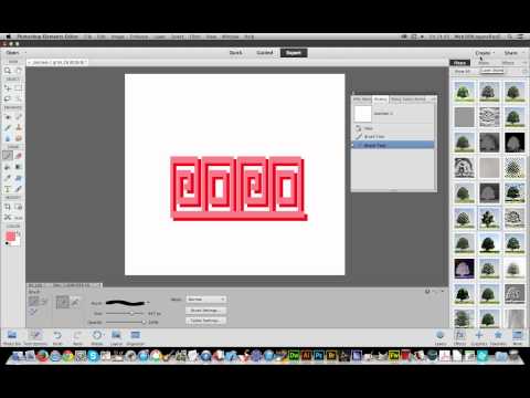 Photoshop elements  : Create new brushes
