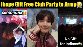 Jhope Gift Free Club Party for Army 😭| Army Dance on Supertuna 😂