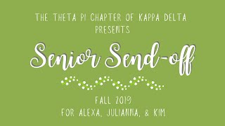 Theta Pi Senior Send-off Fall 2019