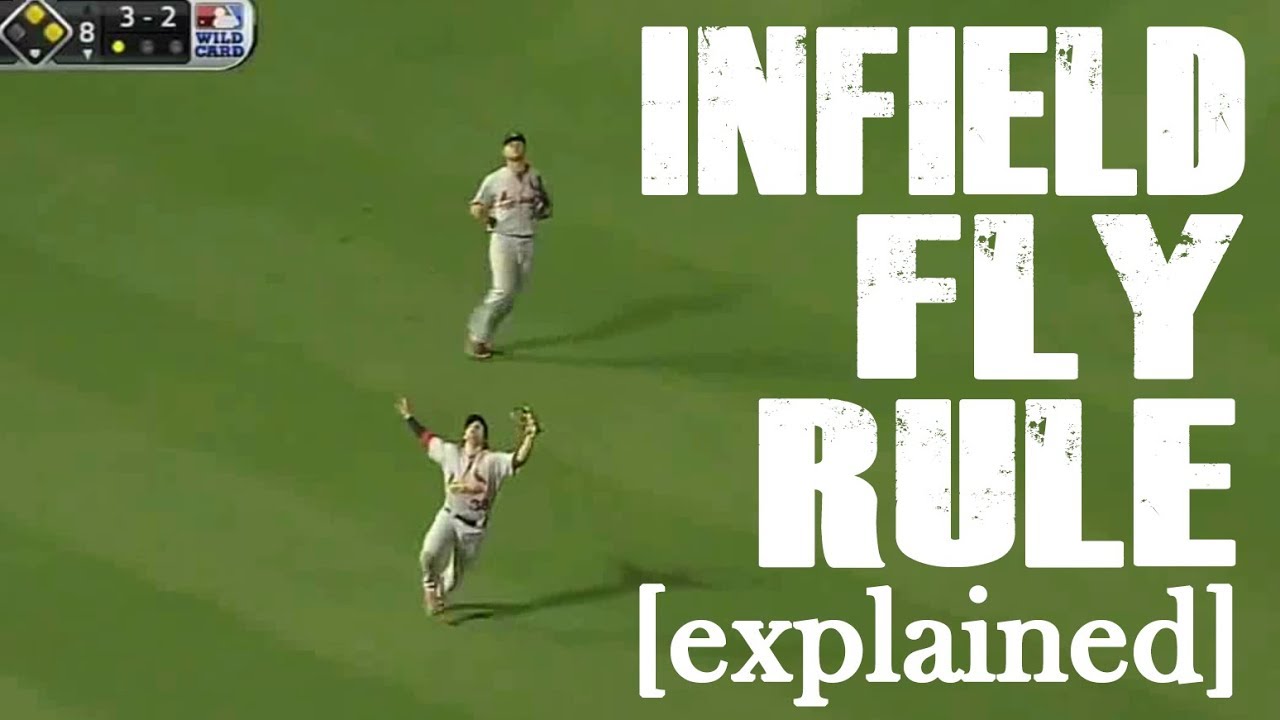 Braves/Cardinals Wild Card Game Infield Fly Rule [explained] with 28yr