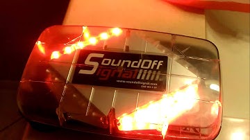 Sound Off signal mini lightbar part 1