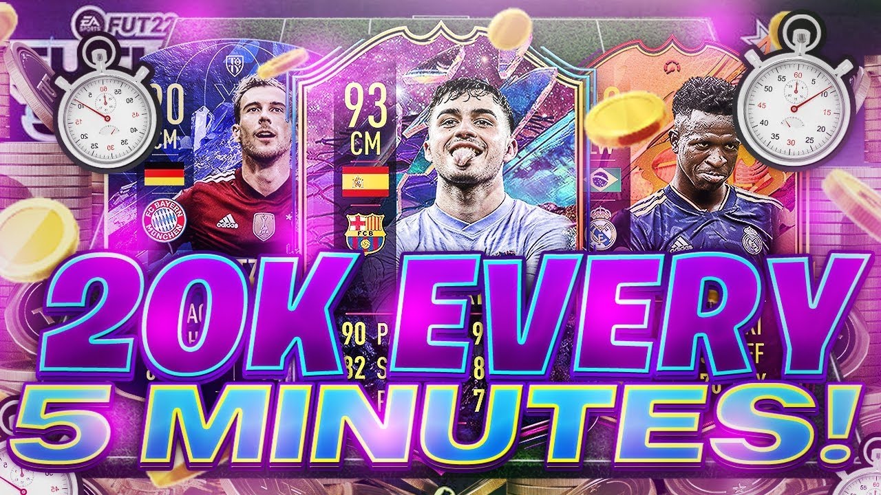 20K EVERY 5 MINS FIFA 22 BEST TRADING METHODS (FIFA 22 SNIPING FILTERS & FLIPPING)