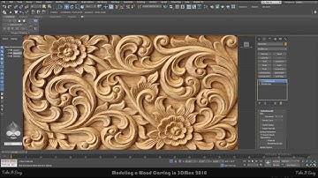 Modeling Tutorial | Modeling a Wood Carving in 3DMax 2018 | Part 4