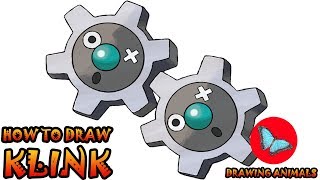 How To Draw Klink Pokemon Drawing Animals