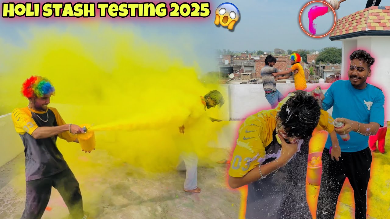 HOLI HAI 2025😍 || Prank W/ Friends * TOO MUCH FUN🤩 * Official Rahul