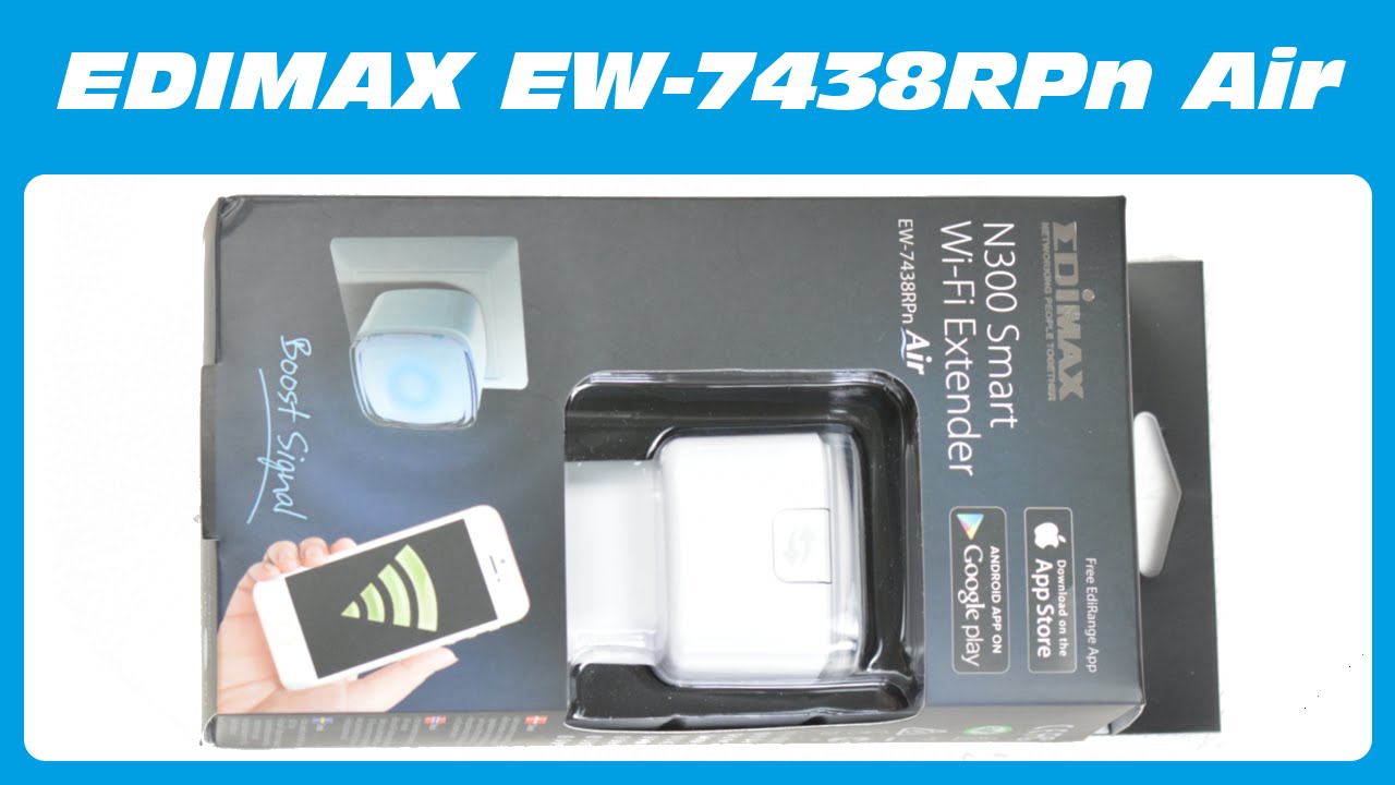 Edimax EW-7438RPn-Air Repeater Universale Wireless N300 