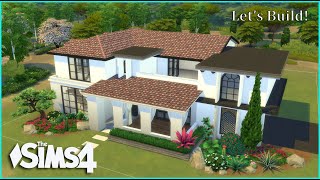 Modern Mediterranean Villa With CC! | The Sims 4 | Realtime (Part 1)