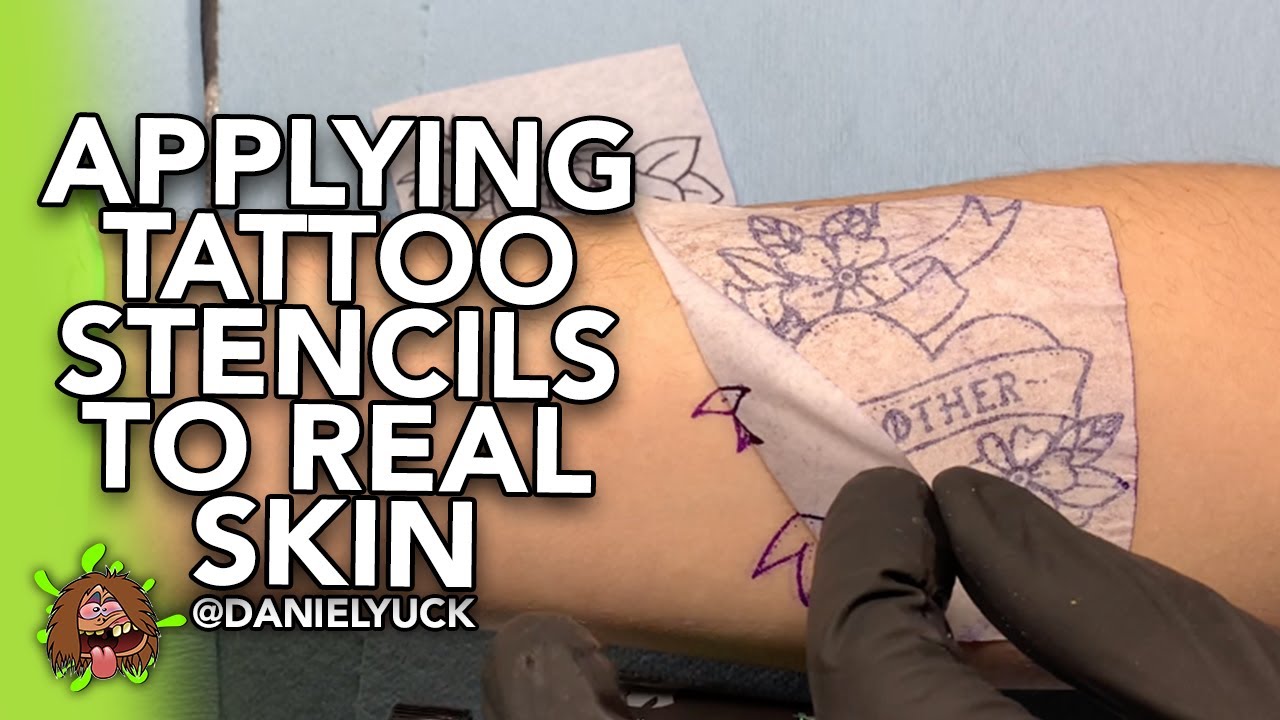 How To Apply A Perfect Tattoo Stencil 