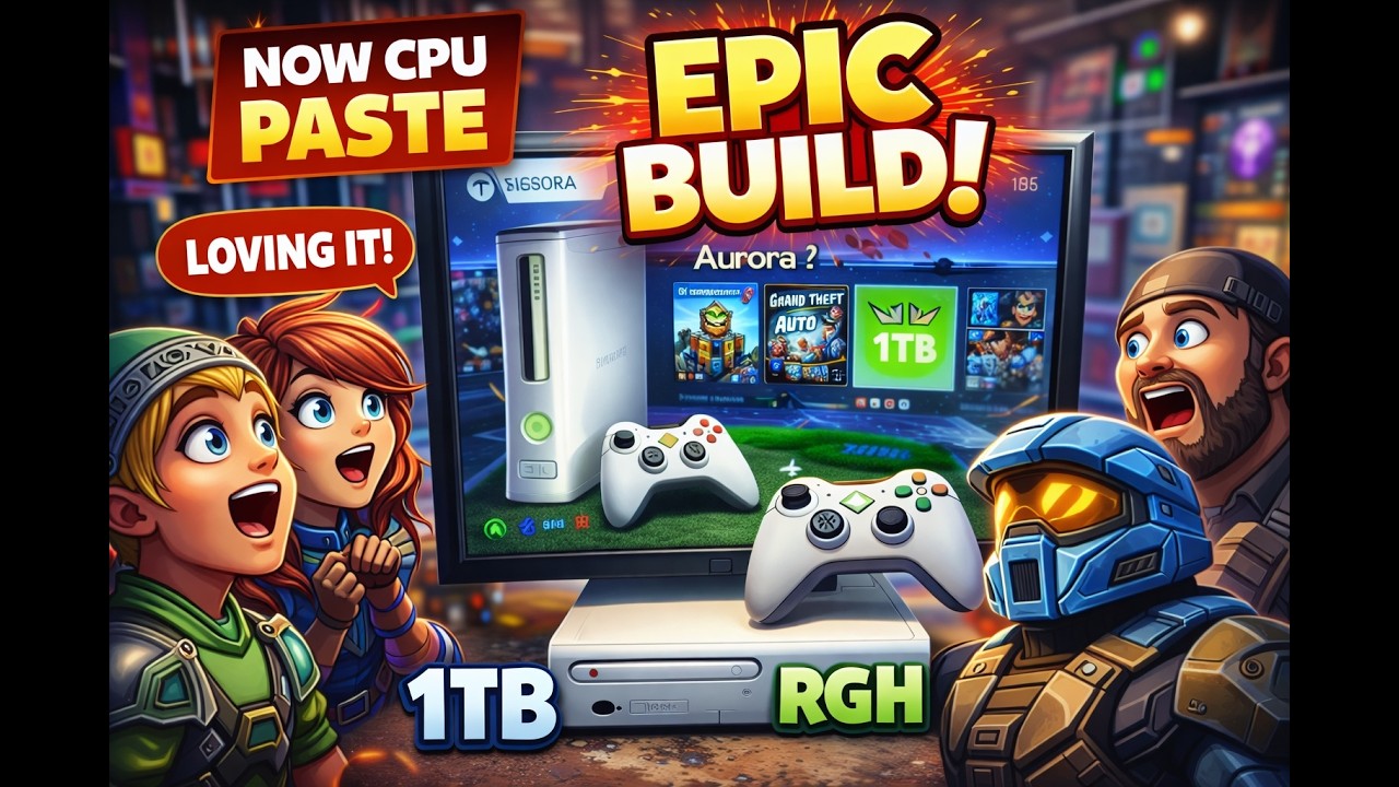 Xbox 360 RGH 1TB 360 Build #xbox #xbox360 #shorts #xbox360 #xbox360games #360gaming #aurora #rgh