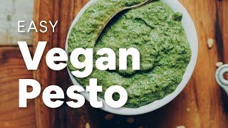 Easy Vegan Pesto 5 Minutes Minimalist Baker Recipes