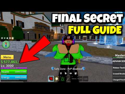 How to get Level 3000 , Final SECRET Quest (Full Guide) (Blox Fruits Update 30)