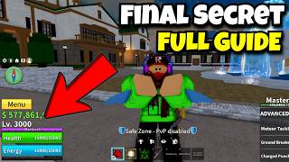 How to get Level 3000 , Final SECRET Quest (Full Guide) (Blox Fruits Update 30)