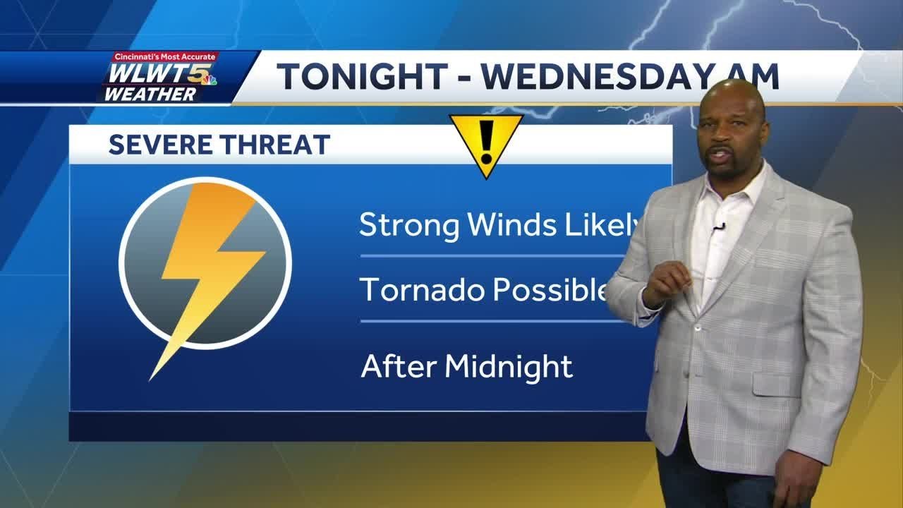 Tracking latest storm chances overnight - YouTube