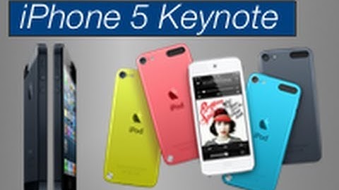 New iPhone 5, iPod Touch, & Nano (Apple Keynote 9/12/12 Recap)