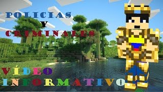 Policías y Criminales | Vídeo Informativo | Cuenta De Minecraft Premium Gratis |