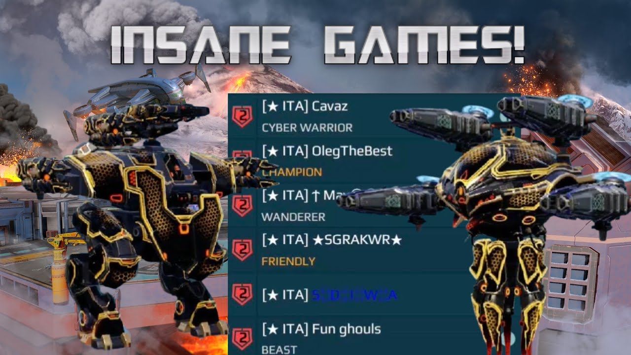 Полные матчи HØWL против ITA CLAN! Геймплей 6 на 6 с полным составом! (War Robots)
