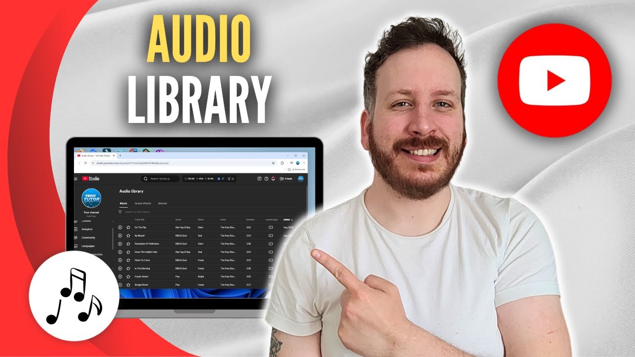 How To Use Youtube Audio Library - YouTube