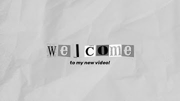Aesthetic/Cute Intro & Outro Template | No Text | FREE FOR USE 2023