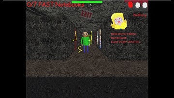 Baldi Horror Edition Remastered Super Duper Ultra Fast
