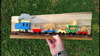 Animal Cracker Train, Scroll Saw Project