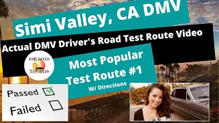 Simi valley dmv behind the wheel driving test course route #1 video -
california please like, comment, share and subscribe.
www./channel/uc39mlq-8...
