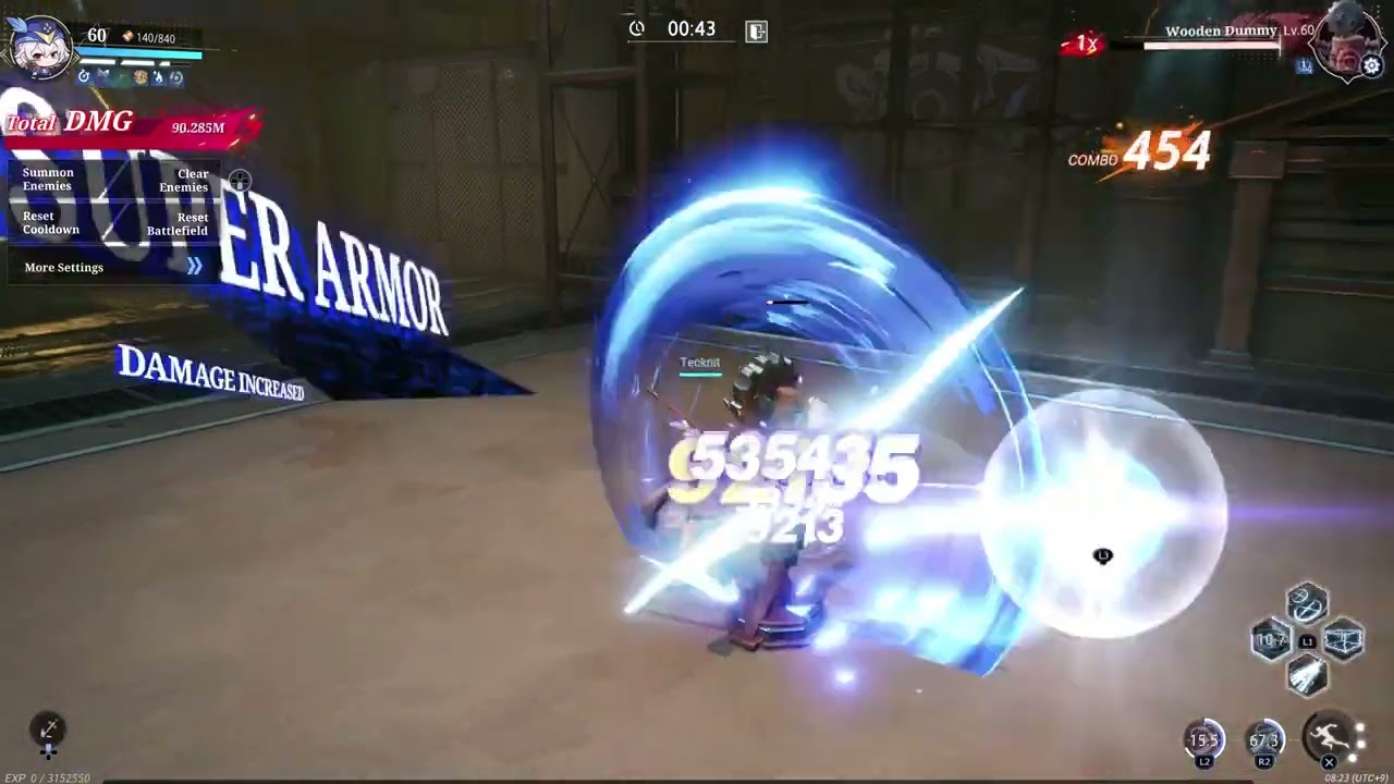 1.86 mil DPS Blade Maiden 4 set bonus damage test (up from 1.47 mil) - Crystal of Atlan