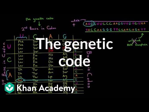 Standard Genetic Code Chart