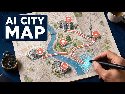 This AI Creates Custom City Maps With Routes and Attractions in Minutes! 🤯