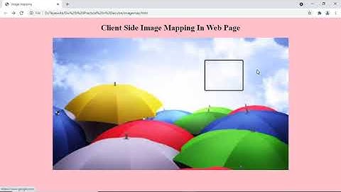 Xii Commerce Practical SOP 7 :Client Side Image Mapping