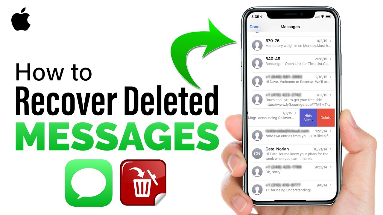 Texts iphone deleted 5 retrieve How to