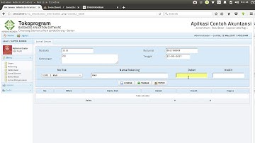 APLIKASI AKUNTANSI DENGAN CODEIGNITER 3.0