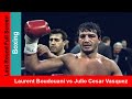 Laurent boudouani vs julio cesar vasquez widescreen last round  knockout boxing title match 1996