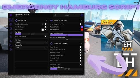 Emergency Hamburg Script (FREE) – Auto Farm + Silent Aim | Airflow Update 🔥