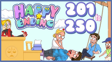 Happy Ending: Displace Puzzle Walkthrough #5 | Level 201-250 Answers