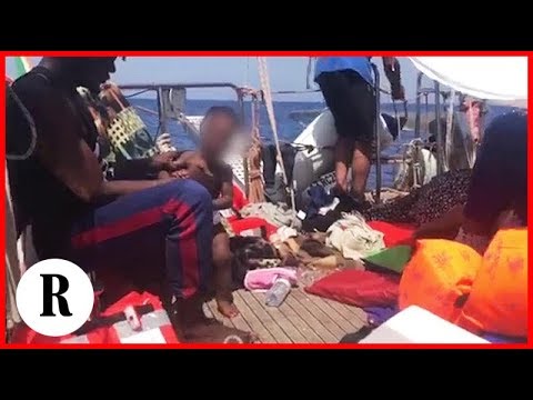 Mediterranea, il pianto del bambino dopo il salvataggio