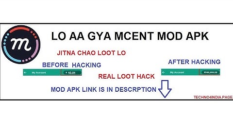 Lo ban gya mcent mod apk unlimited recahrfe karo limited time only