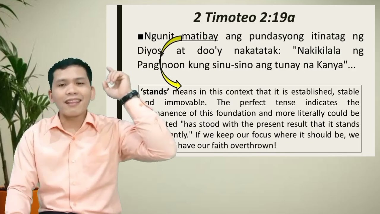 'Kilala Ng Diyos Ang Tunay Na Kanya' (2 Timoteo 2:19)