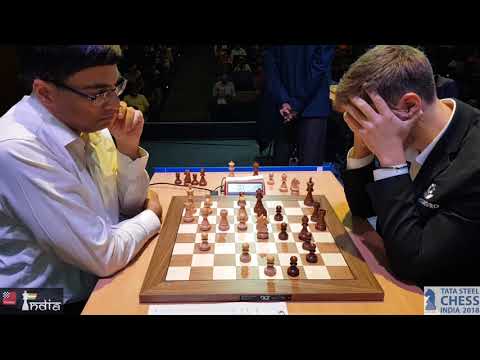 Rematch: Vishy Anand vs Praggnanandhaa  Tata Steel Chess India 2018 