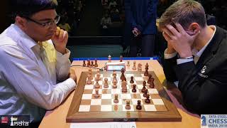 Vishy Anand vs Sergey Karjakin | Tata Steel Chess India Blitz 2018