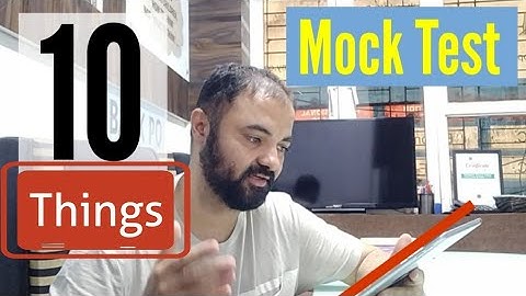 CAT 2018 Official Mock Test. 10 things to know