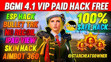 BGMI HACK 4.1 | BGMI 4.1 MOD APK | BGMI ESP HACK | BGMI NEW HACK TODAY | HOW TO HACK BGMI HACK