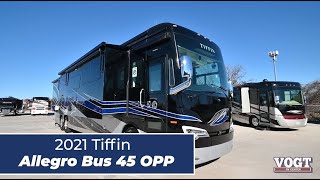 2021 Tiffin Allegro Bus 45 OPP | Walk Through Tour